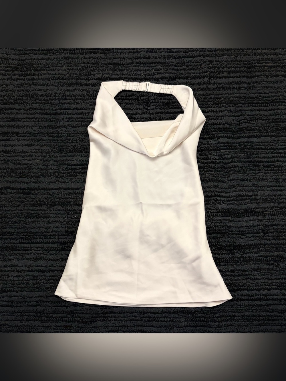 NWT Dynamite Camila Cowl Neck Satin Halter Blouse
